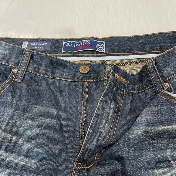 Men’s Vintage OG Slim Straight Jeans Size 36 x 32 - Picture 4 of 9